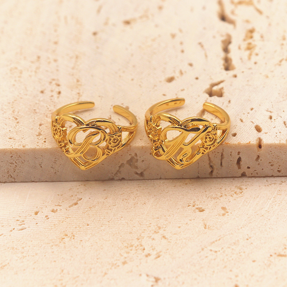 2018 새로운 패션 여성 실버 도금 반지 골드 컬러  - Wedding Z 리뷰 및 가격