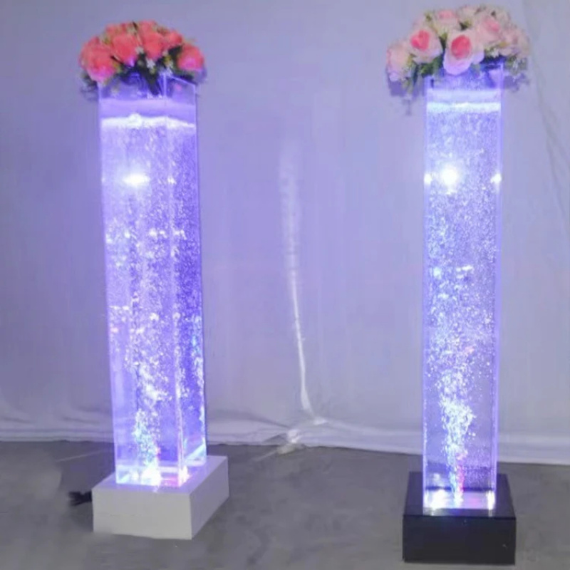 맞춤형 공장 MDF LED 색상변환 아크릴 사각 튜브  - Wedding Fountain 리뷰 및 가격