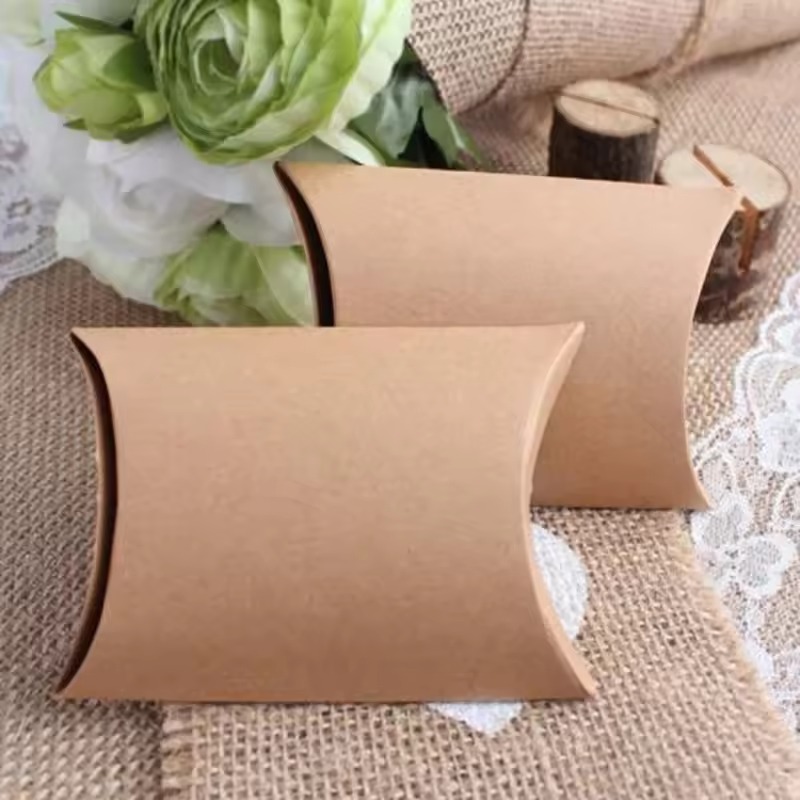 50/100PCS 여러 가지 빛깔의 크래프트 종이 베개 - Wedding Supply.Box 리뷰 및 가격