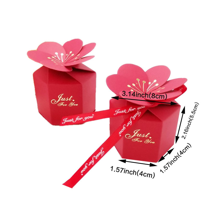 20/30/50PCS 희'자 꽃잎 사탕 상자 초콜릿 포 - Wedding Supply List 리뷰 및 가격