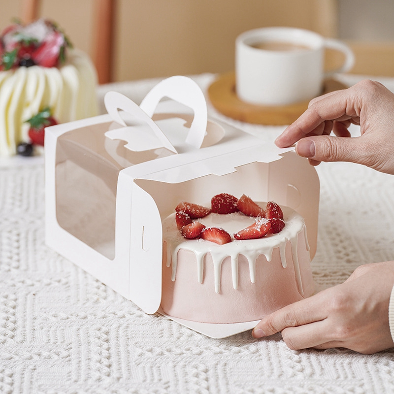 명확한 창 종이 선물 포장 상자와 10Pcs 케이크 상 - Wedding Cake Supply 리뷰 및 가격
