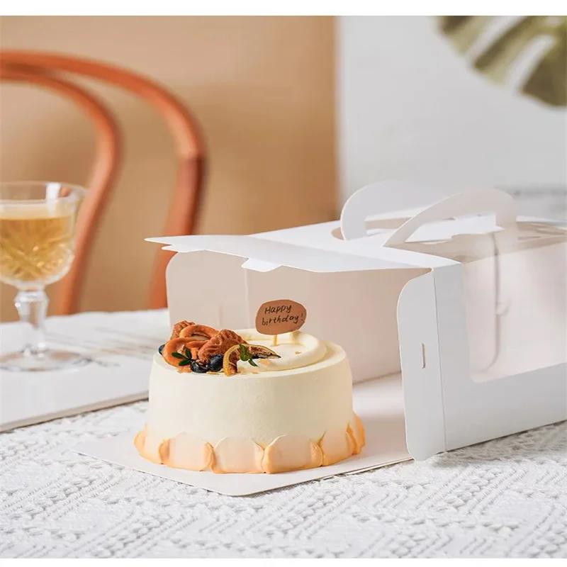 명확한 창 종이 선물 포장 상자와 10Pcs 케이크 상 - Wedding Cake Supply 리뷰 및 가격