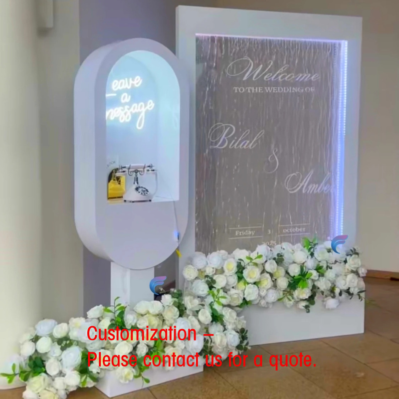 맞춤형 유리 폭포 분수 벽걸이 웨딩 웰컴 사인 프레임  - Wedding Fountain 리뷰 및 가격