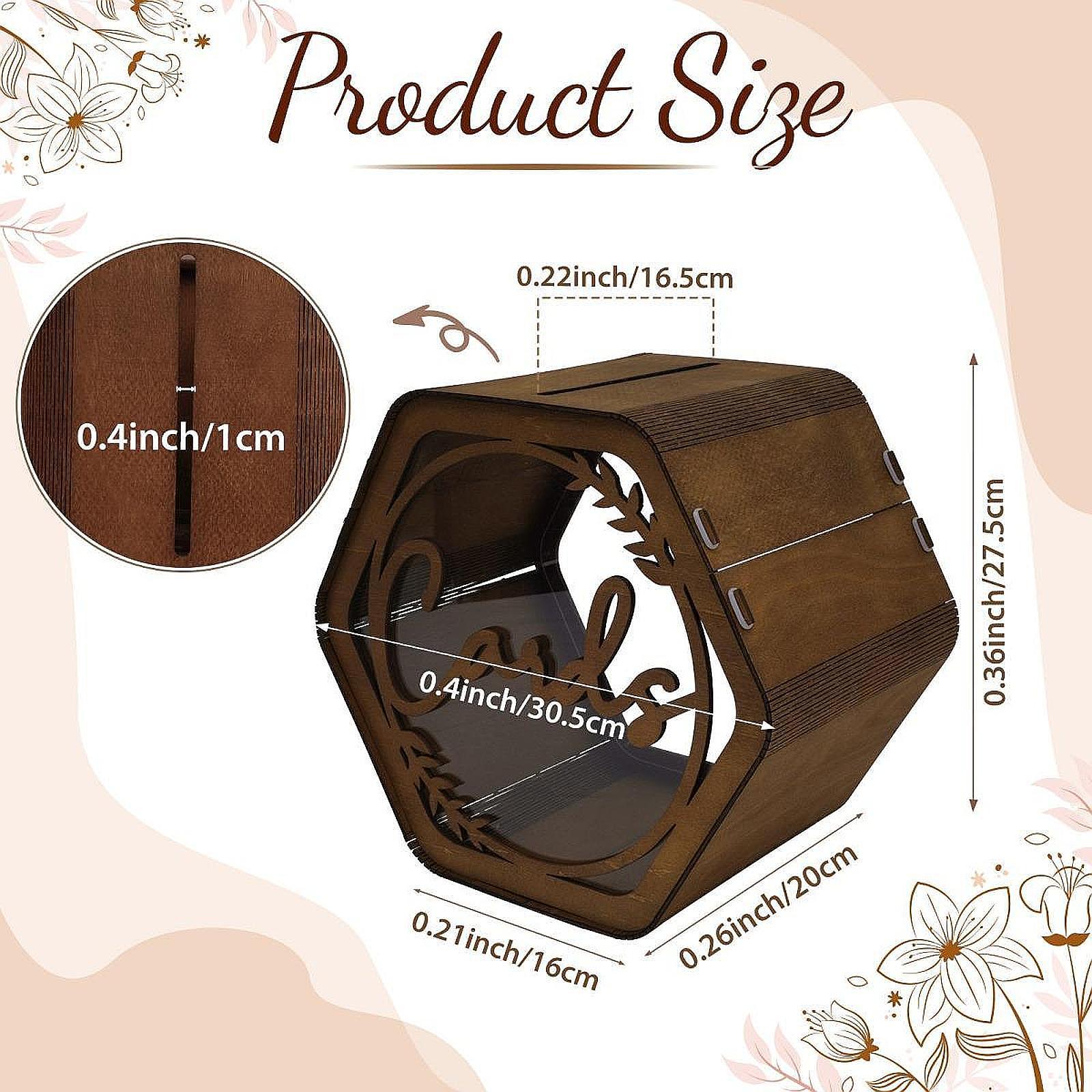 웨딩 카드 박스, 봉투, 돈 박스, 센터피스, 러스틱  - Wedding Card Box 리뷰 및 가격