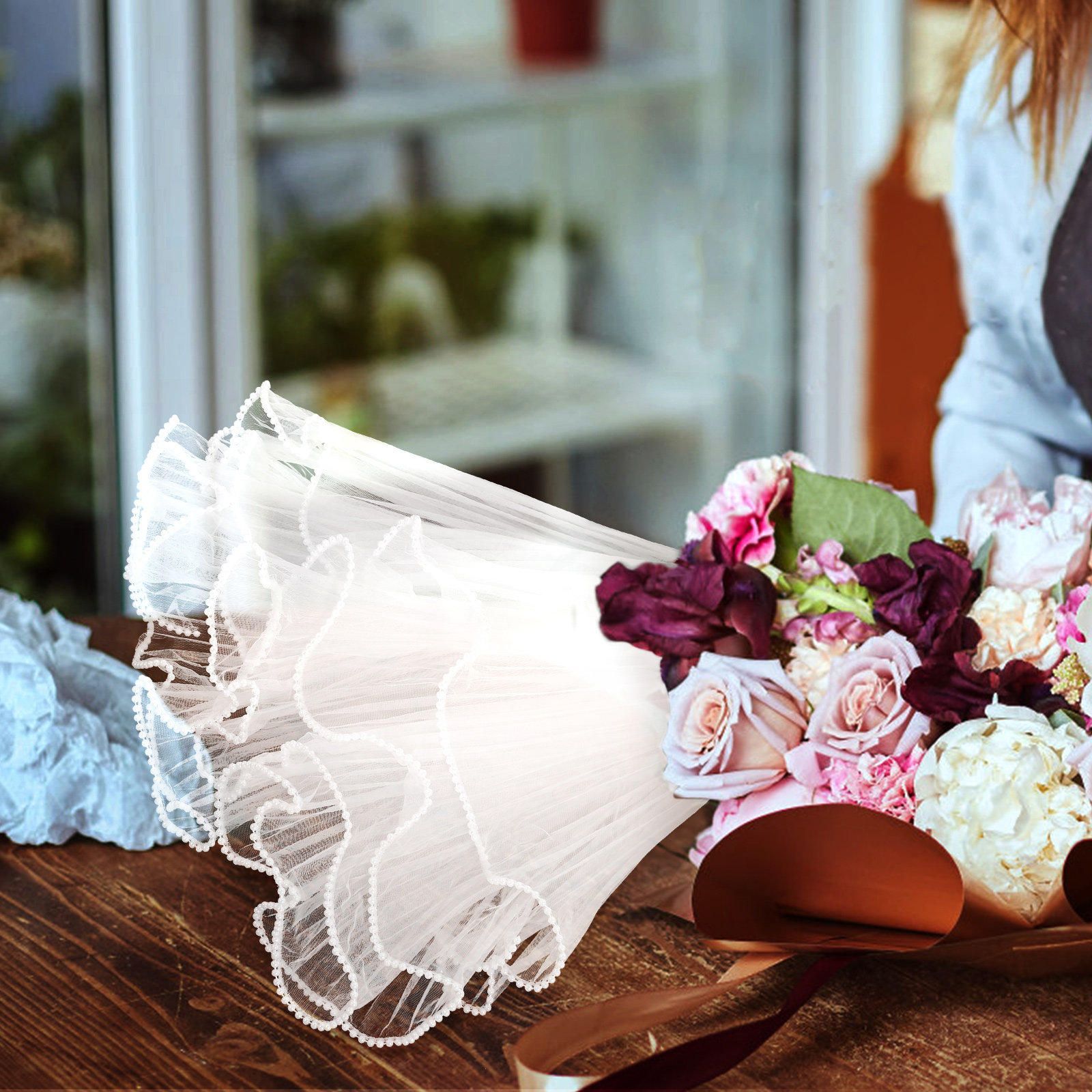 진주망 꽃 포장망, 우아하고 로맨틱한 꽃 포장재, 플로 - Wedding Floral Supply 리뷰 및 가격