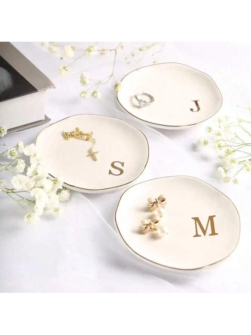 개인화 된 A-Z 모노그램 선물이 포함 된 이니셜 링  - Wedding Z 리뷰 및 가격