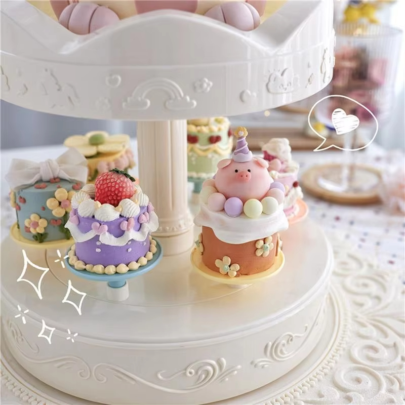자동 회전 케이크 스탠드, 스시 디저트, 컵케이크, 마 - Wedding Cake Supply 리뷰 및 가격