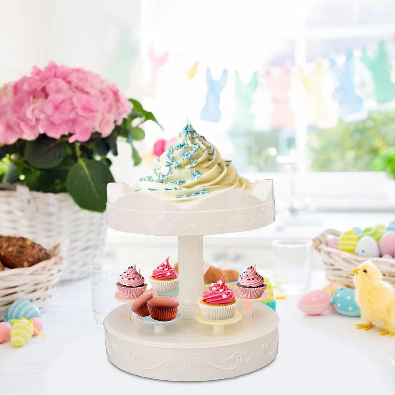 자동 회전 케이크 스탠드, 스시 디저트, 컵케이크, 마 - Wedding Cake Supply 리뷰 및 가격