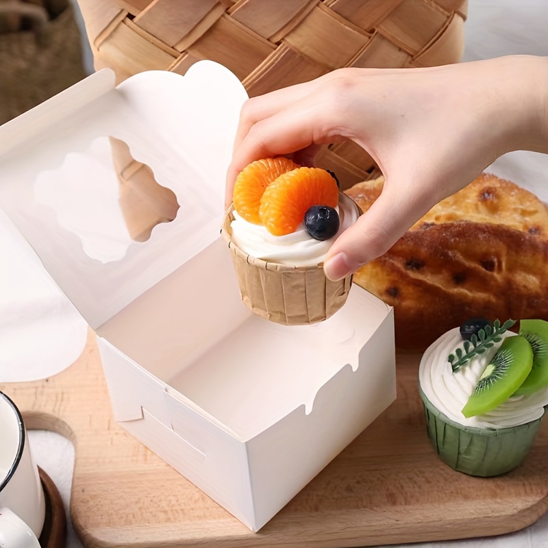 10Pcs 크래프트 종이 케이크 사탕 상자 오픈 윈도우 - Wedding Cake Supply 리뷰 및 가격