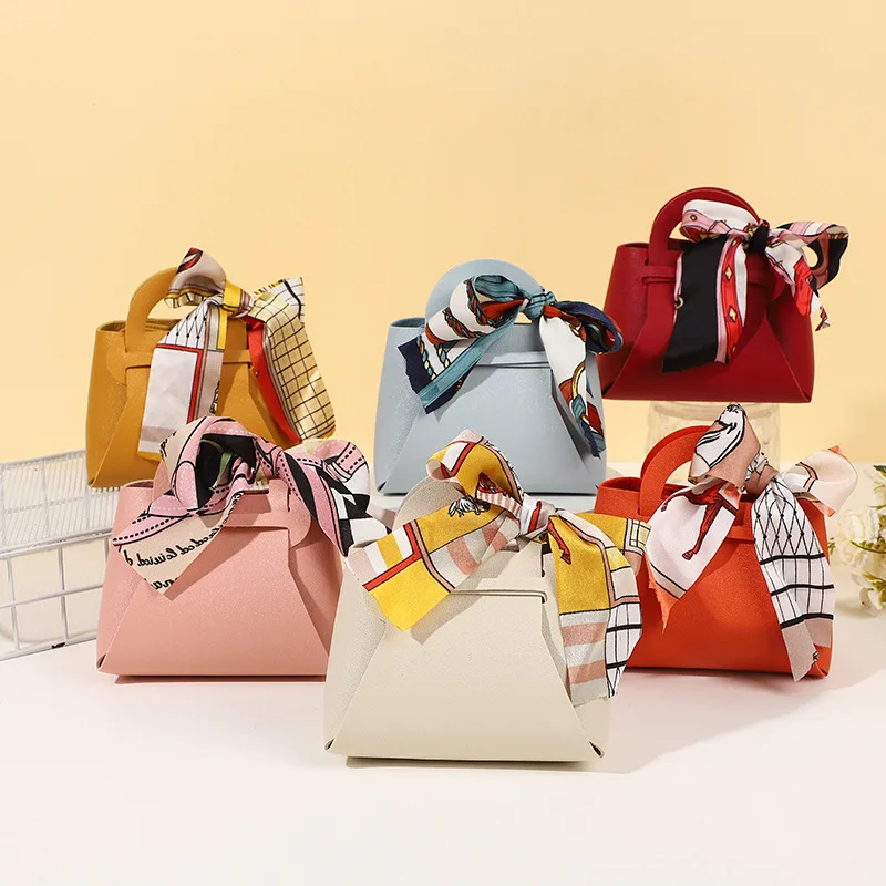 10PCS 분포 가죽 핑크 선물 가방 게스트에 대 한  - Wedding Supply List 리뷰 및 가격