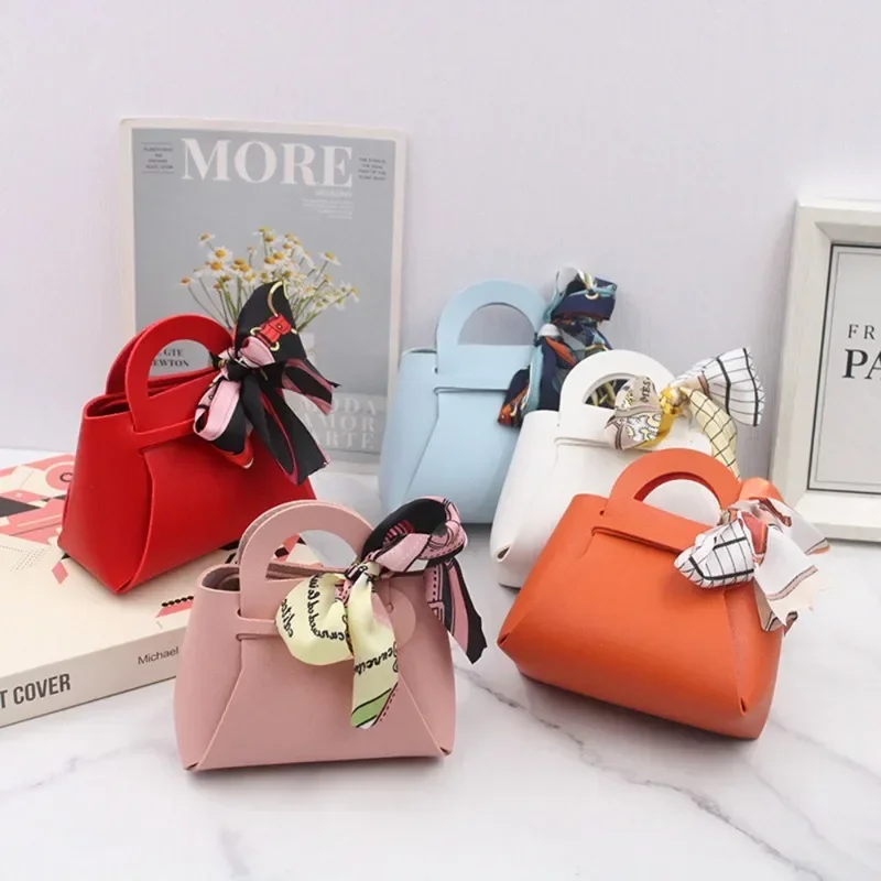 10PCS 분포 가죽 핑크 선물 가방 게스트에 대 한  - Wedding Supply List 리뷰 및 가격