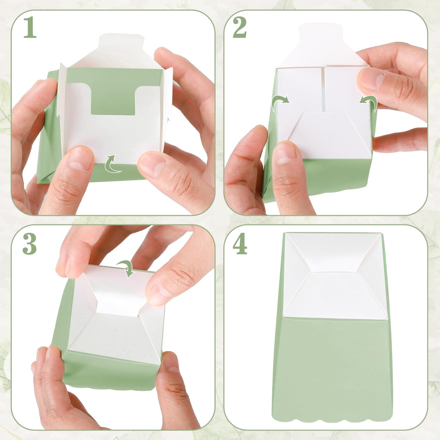 12 개 세이지 그린 미니 팝콘 상자 녹색 팝콘 양동이 - Wedding Supply.Box 리뷰 및 가격