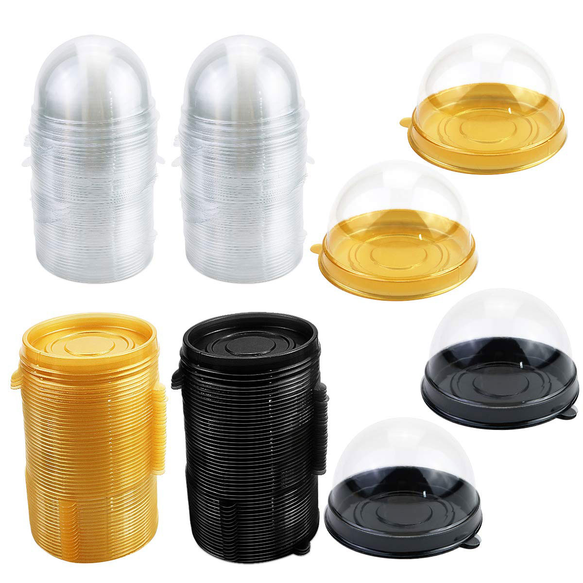 투명 케이크 디저트 상자 컨테이너 투명 컵케익 돔 과자 - Wedding Cake Supply 리뷰 및 가격