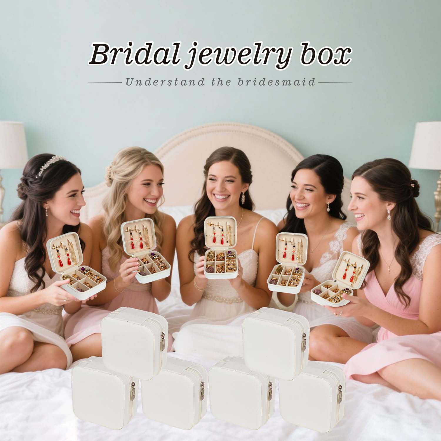 6-50pcs 여행 보석 케이스 신부 들러리 선물 웨딩 - Wedding Supply List 리뷰 및 가격