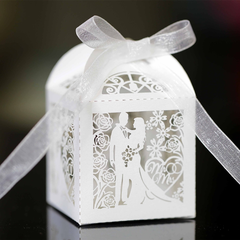50/100/200pcs 웨딩 신랑 신부 선물 상자 리 - Wedding Supply List 리뷰 및 가격