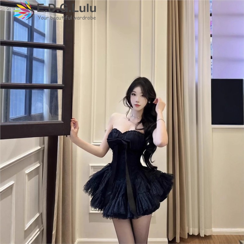 EDGLuLu Strapless Bow 우아한 파티 드 - Wedding Lulu 리뷰 및 가격